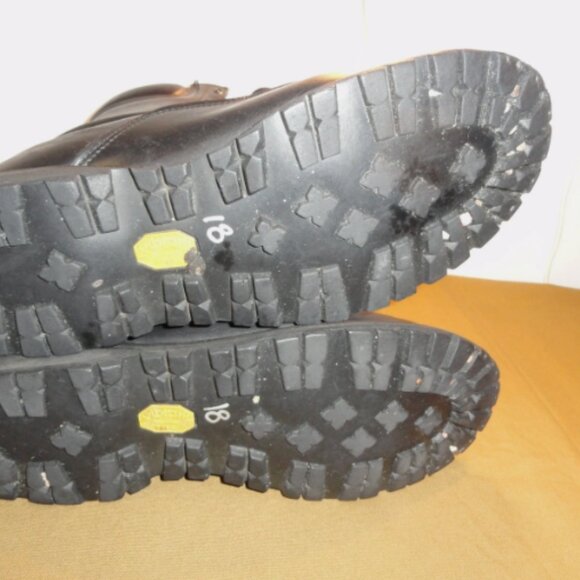 USN U.S. NAVY sz10.5 LEATHER MILITARY TACTICAL COLD WX GORE-TEX BOOTS LD 6790 main image 4